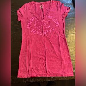 Pre-Owned American Eagle Lightweight Women's V-Neck Medium T-Shirt